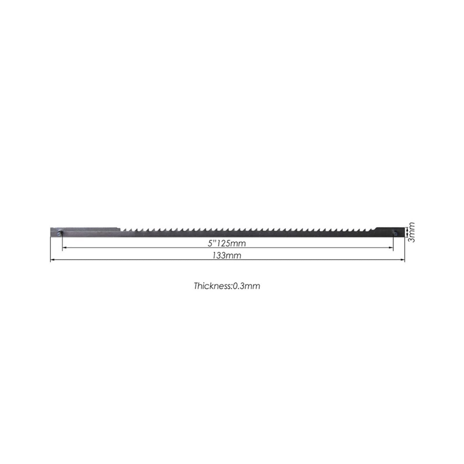 cuchillas de corte de metal, 48 hojas de sierra de calar fijadas de 135 mm 10/15/18/24 TPI for sierra de calar Dewalt, Delta, Craftsman de 15 pulgadas y 16 pulgadas(18tpi)
