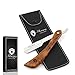 SHARPY Cut Throat Razor Kit - Wood Handle Straight Razor Men - Professional Barber Shaving Razor for Men - Moustache & Beard Shaving Kit
