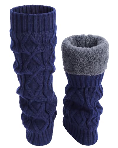 Image of Shihanee Winter Fleece Lined Leg Warmers for Women