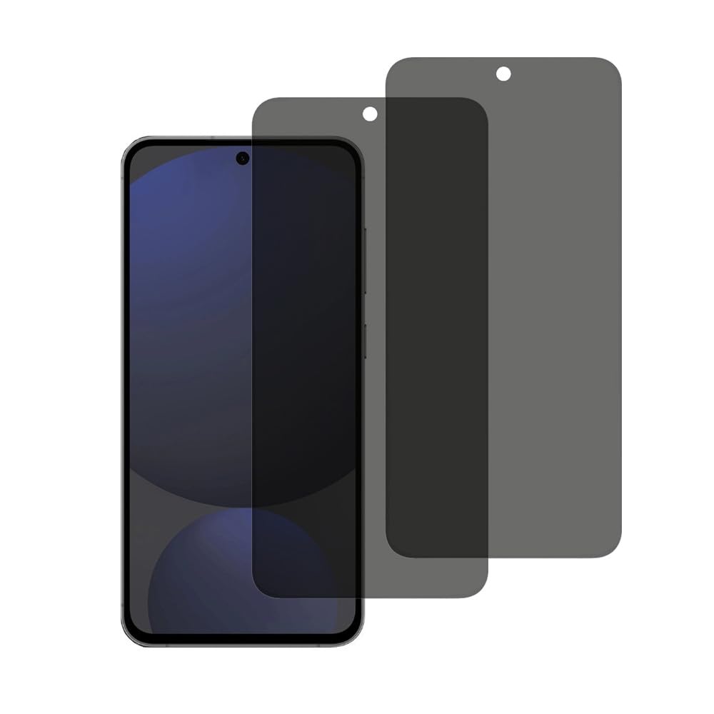 AISELAN for Samsung Galaxy S24 FE Privacy Anti-sy Screen Protector - 2pcs Bubble Free Anti Scratch Tempered Glass for Samsung Galaxy S24 fe
