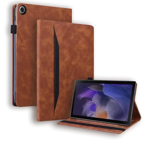Étui Galaxy Tab A11 antichoc Housse marron avec support anti-rayures pour modèle SM-X135