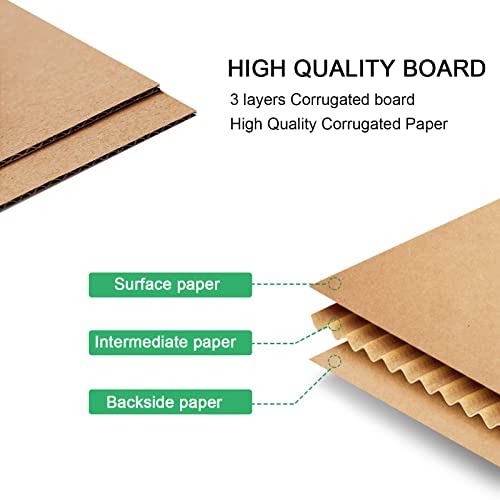 Rinrda 9X6X4 Inches Shipping Boxes Pack Of 20,Brown Corrgated Cardboard Mailer Box For Small Business,Packaging,Mailing #TOP2
