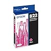 EPSON 822 DURABrite Ultra Ink Cartucho magenta de capacidad estándar (T822320-S) funciona con WorkForce Pro WF-3820, WF-3823, WF-4820, WF-4830, WF-4833, WF-4834