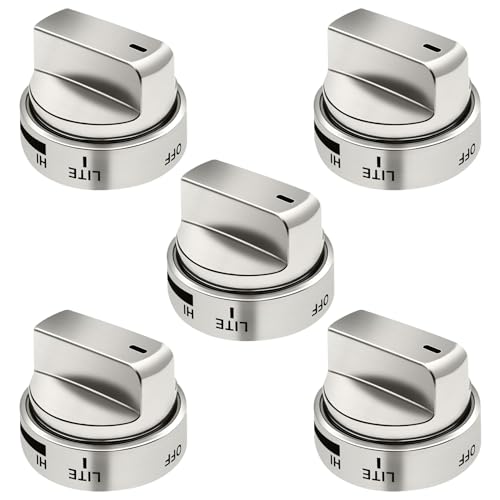 Azdele AEZ73453509 Stove knobs Replacements for lg Gas Range/Oven LRG3095ST LRG3091ST LRG3093ST LRG3035ST LDG3036ST Replaces AEZ72909008 AP5669773 Knobs Compatible with lg Stove 3 Ye-ars Warr-anty