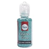 Contenu : 20 ml Rayher 33840404 Glitter Glue Métallique, Bouteille DE 20 ML Turquoise