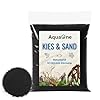 AquaOne Gravier pour aquarium 5 kg I Fond de sable noir clair multicolore fin moyen grossier I Gravier pour aquarium de qualité premium I Sable de quartz Gravier pour aquarium Décoration Aquascaping