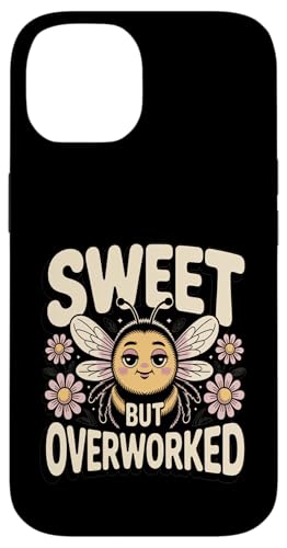 Sweet But Overwork Cute Bee Mood Worker �X�}�z�P�[�X iPhone 14 �p
