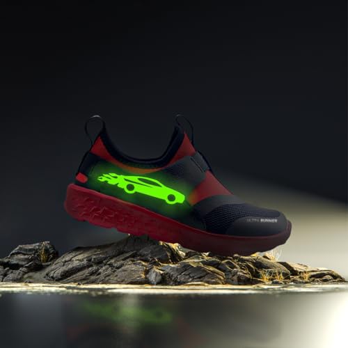 Image of KazarMax Ultra Runner Glow in The Dark Shoes | Comfotable | Lightweight | Casual Sneakers for Boys