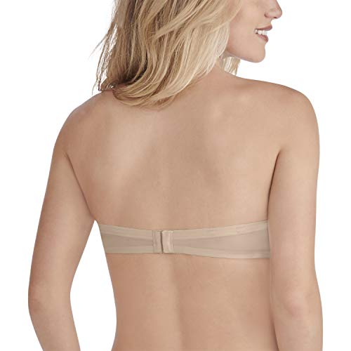 Vanity Fair Women's Nearly Invisible Strapless Underwire Bra 74202, Damask Neutral, 40Dd #TOP2