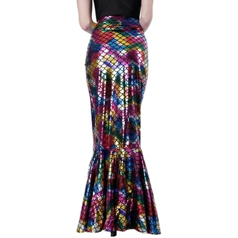 Carnavalife Shiny Mermaid Skirt for Adults Cover