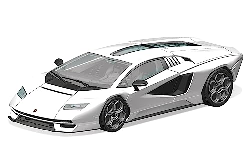 Modelo a escala 1:32 Lamborghini Countach LPI 800-4 miniatura 1