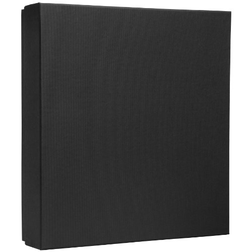Leather Self-Stick Photo Album (10" X 10", Black) #TOP3