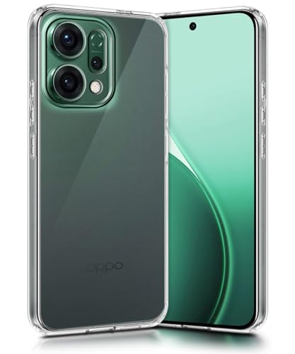 Image of WOW IMAGINE Transparent Back Cover Case for Oppo Reno 14 5G | Raised Bumps for Full Device & Camera Protection Shockproof TPU Silicone Back Case Mobile Cover - Transparent