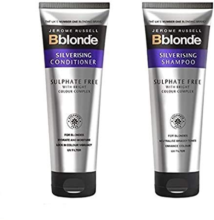 Jerome Russell Bblonde Silverising Shampoo & Conditioner 250ml