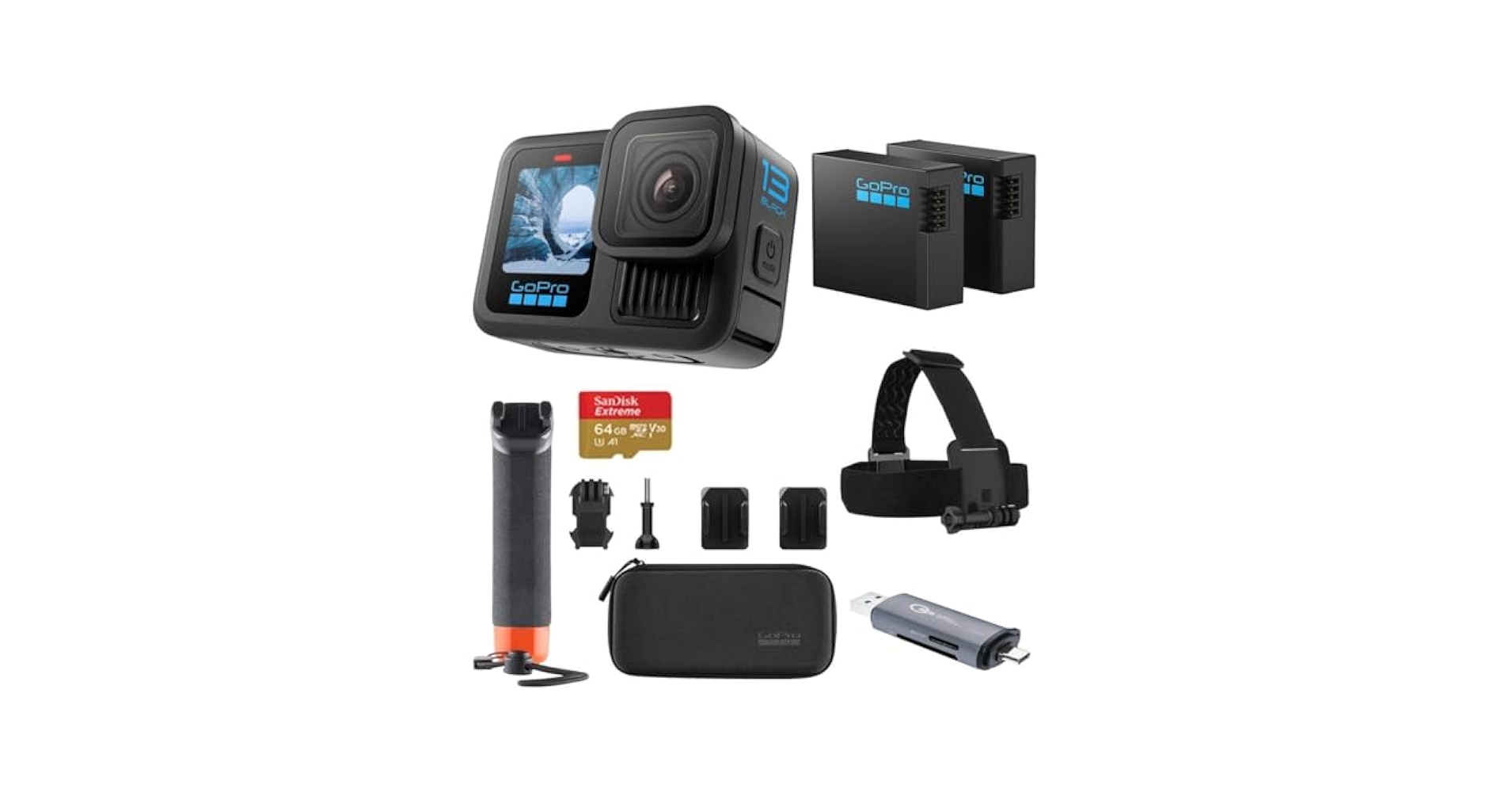 GoPro HERO 13 BLACK + アクセサリーセット Amazon.com : GoPro HERO13 Black Accessory Bundle - Includes