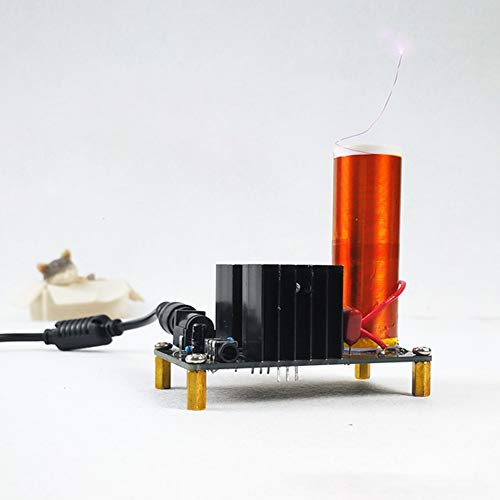 image for PLLO DIY Tesla Coil Kit, Mini Music Tesla Coil Plasma Speaker Tesla Wi
