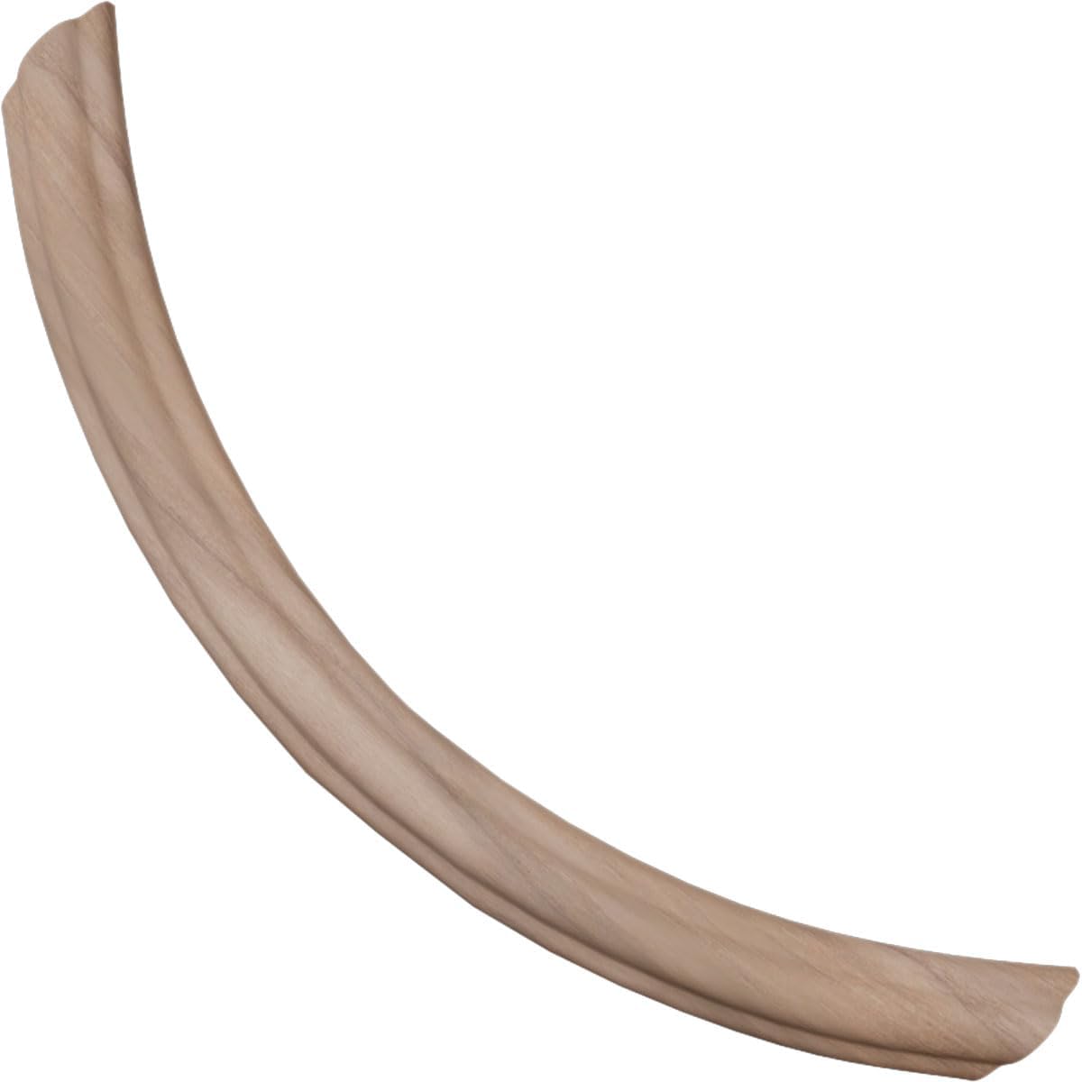 WM1215-1 1/4"W x 14 1/8"H Americraft Solid Hardwood Stain Grade Moulding 10" Radius Scallop Corner, Walnut (Matches Moulding MLDWW01X01WM1215WA)