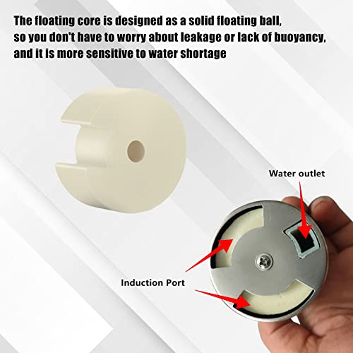 2 valvole a sfera galleggianti, valvola automatica...