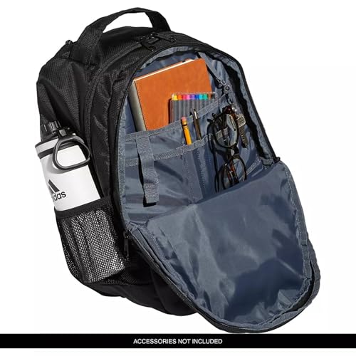 adidas Stratton III Backpack, Black/White4