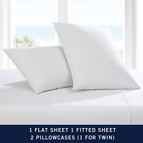 Nautica 208699 Queen Sheet Set, Cotton Percale Bedding Set thumb #5