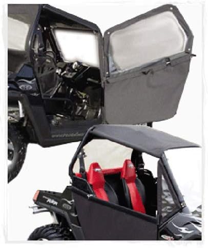 Shockpro 08-10 Rzr Full/Half Doors Black P/N Rzr-Fd-Bk
