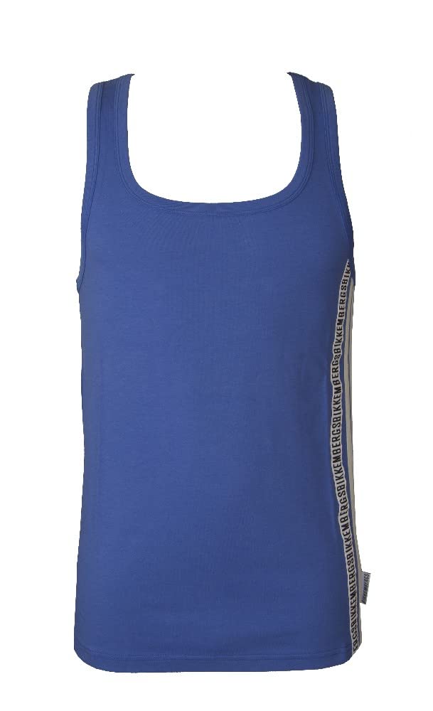 Bikkembergs Koszulka bez rękawów męska P261 T10 Tank, 3300 Bluette, S