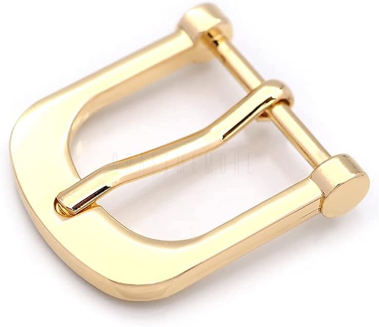 CRAFTMEMORE 4pcs 1 Inch Metal Belt Buckle Single Prong Buckles Leather Craft Accessories SC53- Pick Color (Gold) - Image 3