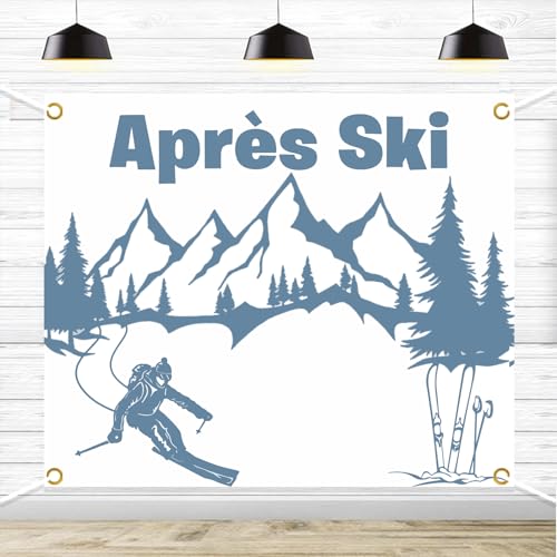 Fondo fotográfico Apres Ski Party 59.84x50 pulgadas miniatura 1