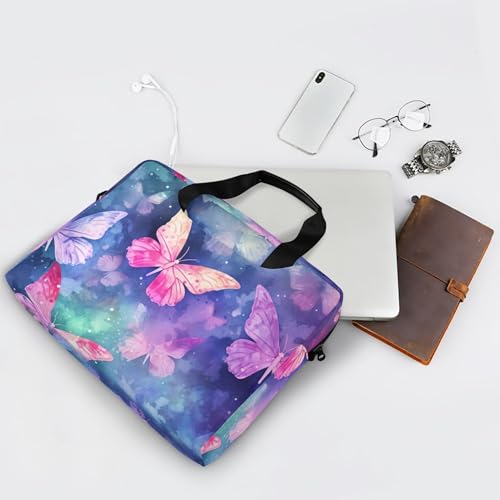 Funda para Laptop Colorida Butterfly ALAZA 13-15.6 pulgadas miniatura 7