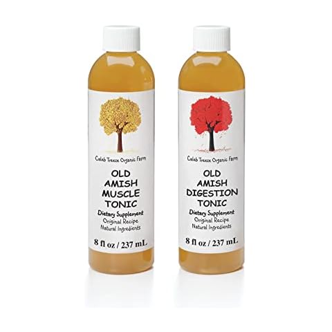 Old Amish Muscle and Digestion Tonic Pack (Formerly: Stops Leg Cramps and Stops Acid Reflux) with Apple Cider Vinegar Bundle by Caleb Treeze Cover
