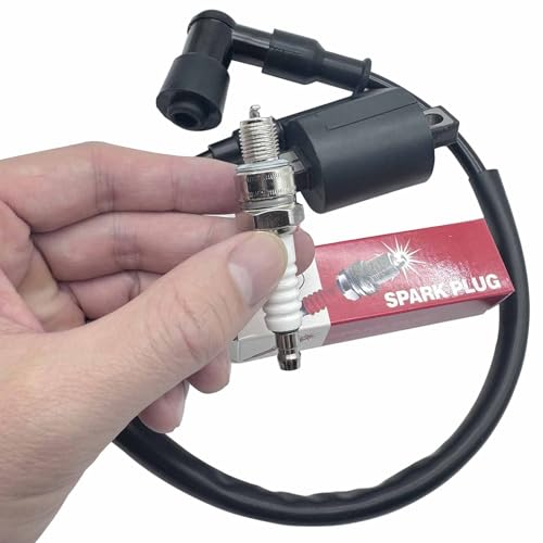 Image of GY6 Racing Ignition Coil SSR 125 Spark Plug Wire with Spark Plug for 50CC 90CC 110CC 150CC 200CC 125CC 250CC Moped Scooter ATV Go Kart Pit Dirt Bike Engine Motorcycle