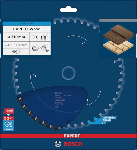 Bosch Professional Expert Tarcza Pilarska, Niebieski, 210 x 30 x 2,4 mm
