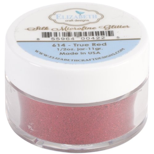 Elizabeth Craft Designs Glitter, True Red