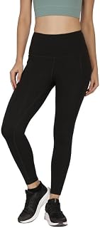 BlissClub Women The Ultimate Leggings | High-Waist | Ankle Length | 4 Pockets | Squat-Proof | Activewear | Regular (for Wo Price In India
