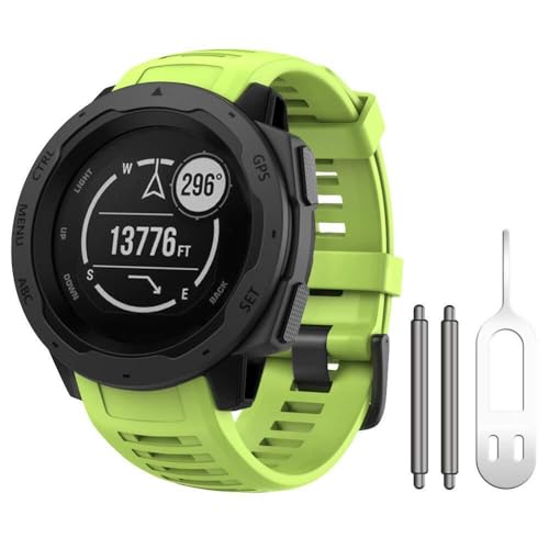 Bracelet de rechange compatible Garmin Instinct 2 Solar souple et anti-transpiration