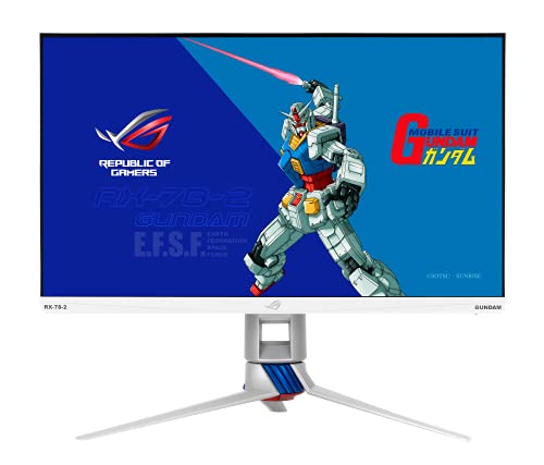 ASUS TEK ROG STRIX XG279Q-G GUNDAM EDITION 27-INCH WQHD IPS 170HZ 1MS PS5 COMPATIBLE G-SYNC COMPATIBLE DISPLAYHDR400