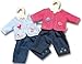 Produktbild Unbekannt Puppen-Jacke mit Jeans 28-35 cm, 1 Stück