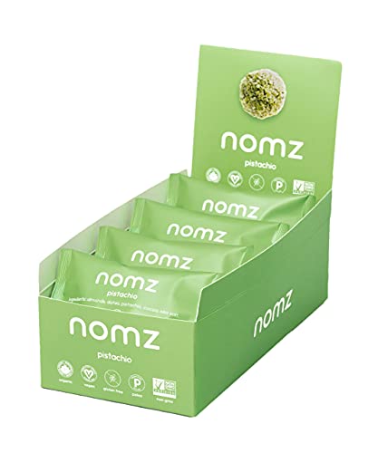 nomz Pistachio Energy Bites, Delicious & Healthy, Vegan-Friendly, Paleo, Great Source of Nutrients, Non-GMO, Gluten-Free, 12-Pack - Image 3