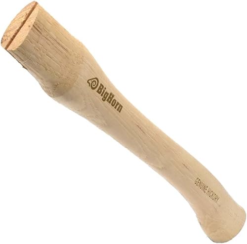 BIG HORN 15105 Mango de martillo de repuesto de nogal canadiense (curvado) que reemplaza el mango de martillo Dalluge 3750 y el martillo de cuerno