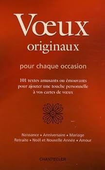 Paperback Voeux originaux pour chaque occasion [French] Book