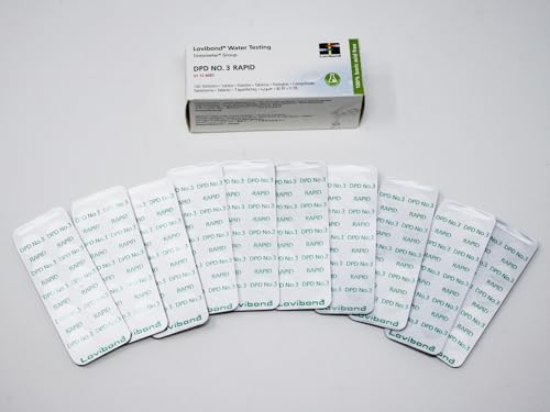 TEST ALL WATER - Lovibond DPD No. 3 tabletas de disolución rápida | Medición precisa del cloro...