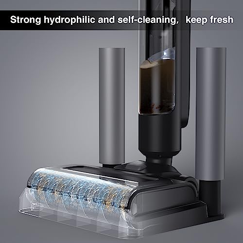 Simwal Sw02 Wet Dry Vacuum Cleaner, Floor Cleaner Machine For Sticky Messes And Kitchen Waste, Vacuum Mop All In One With Self-Cleaning, Lcd Display Fit For Hard Floor #TOP4