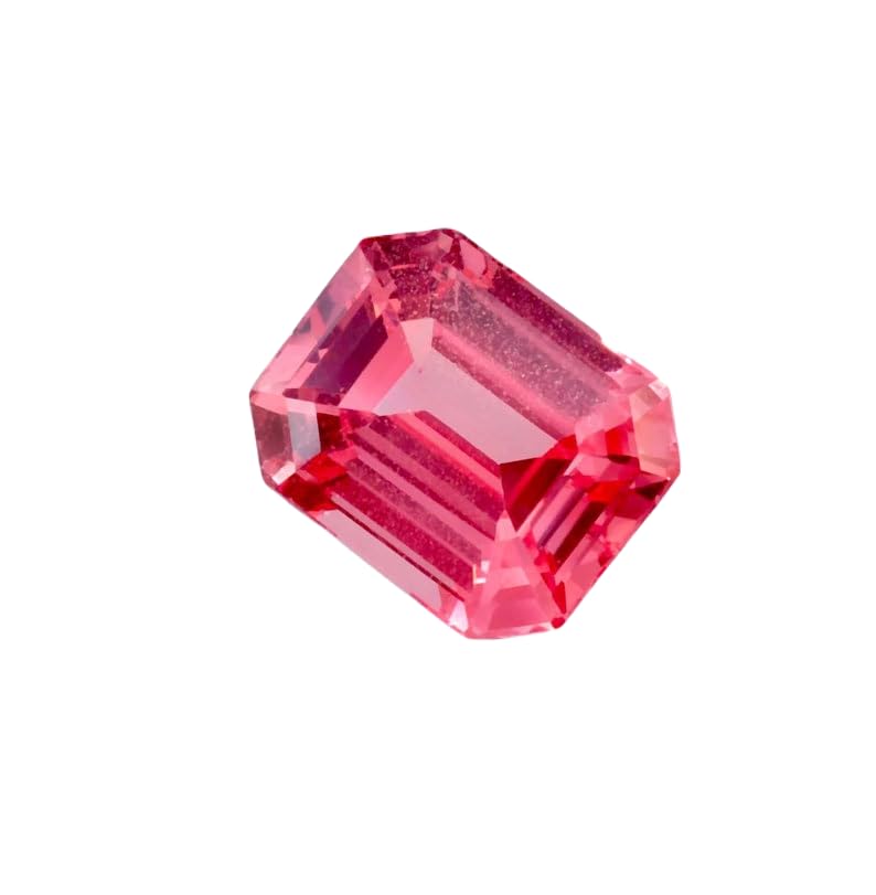 Morganite naturelle 11x9mm en vrac forme émeraude pour bricolage collier