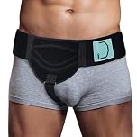 AbdomenCare Inguinal Hernia Support Belt for Men & Women for Left or Right Side Hernias - 2 Direct Compression Pads - Hernia Belts for Men Inguinal Truss - Groin Hernia Truss Support Belt for Men - S/M