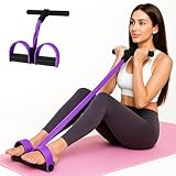 Premium 6 Tubes Foot Pedal Resistance Band – Multifunction Tension Rope for Full-Body Workouts, Yoga & Home Fitness | Strong Elastic Puller | Upgraded Handles & Heavy-Duty Design