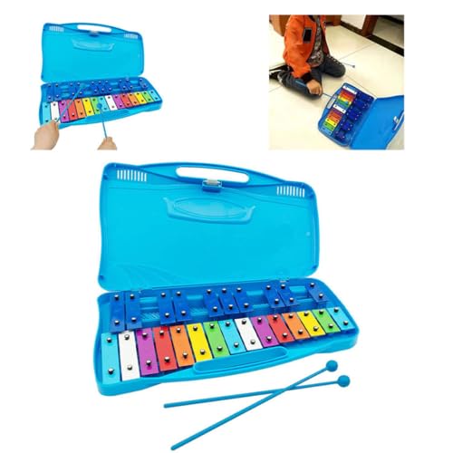 Glockenspiel chromatique 25 notes bleu pour une percussion musicale précise - 7