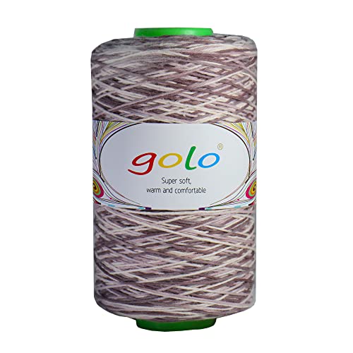 Golo Cotton Cone Yarn 6/4 Cotton Cone Yarn For Hand Knitting Cone Yarn For Weaving Green Yarn #TOP27