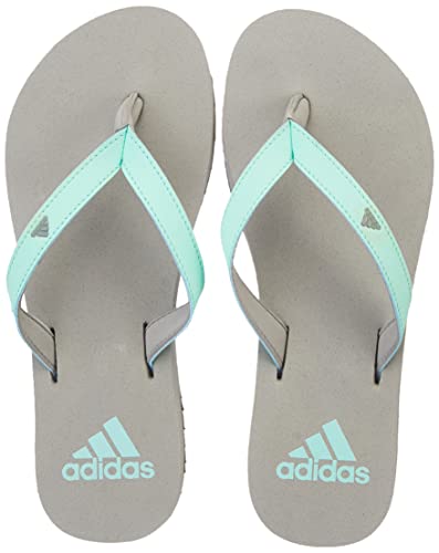 adidas Womens Eezay 2018 W Dovgry/Easgrn Slide Flip-Flop-4 Kids Uk (Ey3109), Grey,Teal Green (B094NP6NG5) Amazon Price History, Amazon Price Tracker