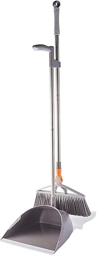 DNATS - Juego de escoba mágica y recogedor para limpieza del hogar, cepillo plegable para el suelo, escobilla de basura para el hogar, escobilla de