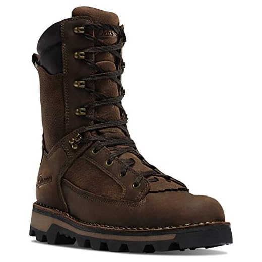 Danner mens Powderhorn Insulated 1000g Hunting Shoes, Brown - Full Grain, 9 US